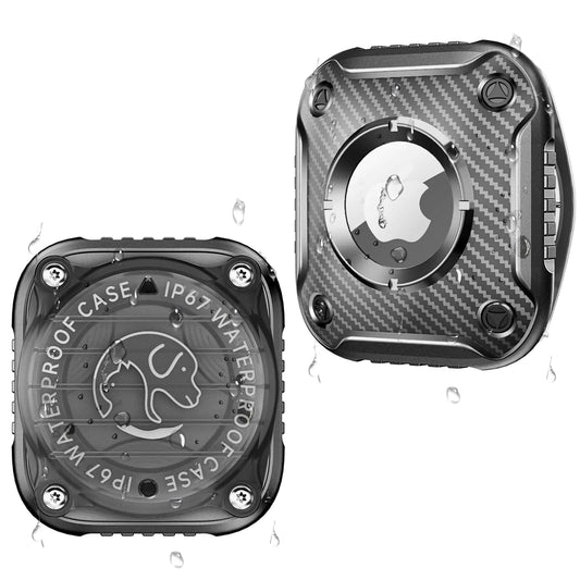 2 Pack Airtag Dog Collar Holder | Dog Airtag Holder - Waterproof Airtag Holder for Airtag Dog Collar Ultra-Durable Lightweight Compact Size Fits 1" and 1 1/4" Width Collar